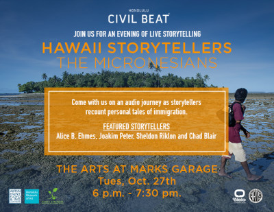Join Us Oct. 27 for a Micronesia Storytelling Event