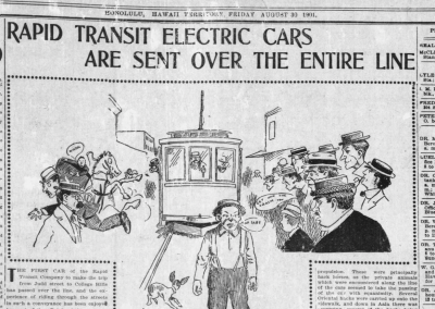 Electric Streetcars Transformed Honolulu Before They Disappeared