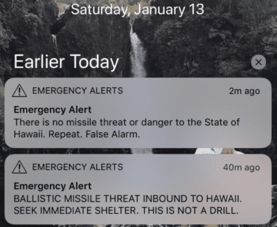 FEMA: Hawaii Didn’t Need Approval To Retract Missile Alert